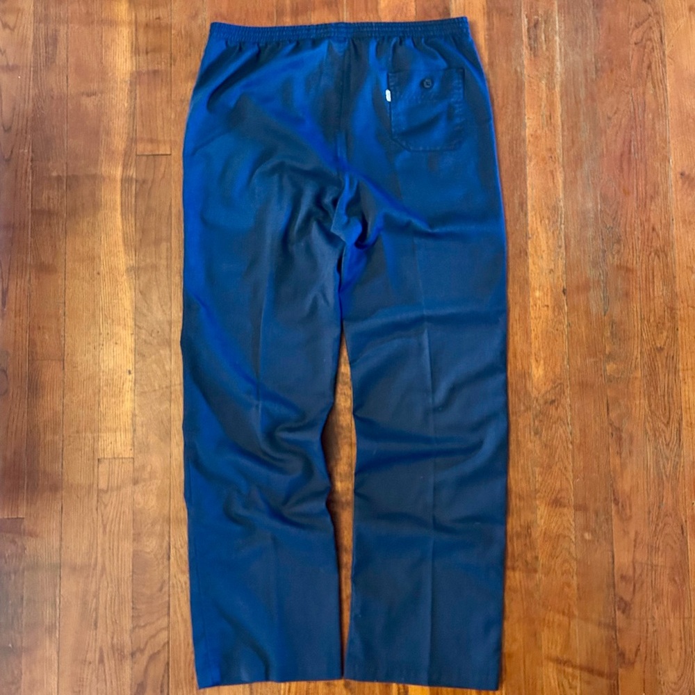 Vintage ‘80s Levi's White Tab Light Weight Straight Leg Blue Trouser Pants 32x31